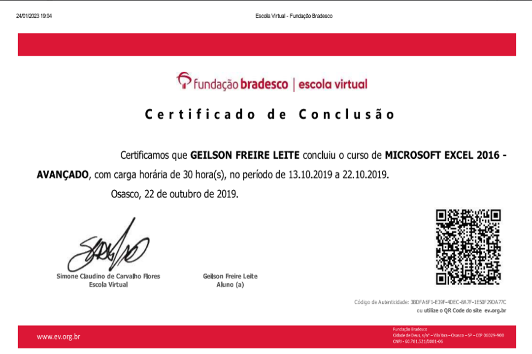Excel Avançado