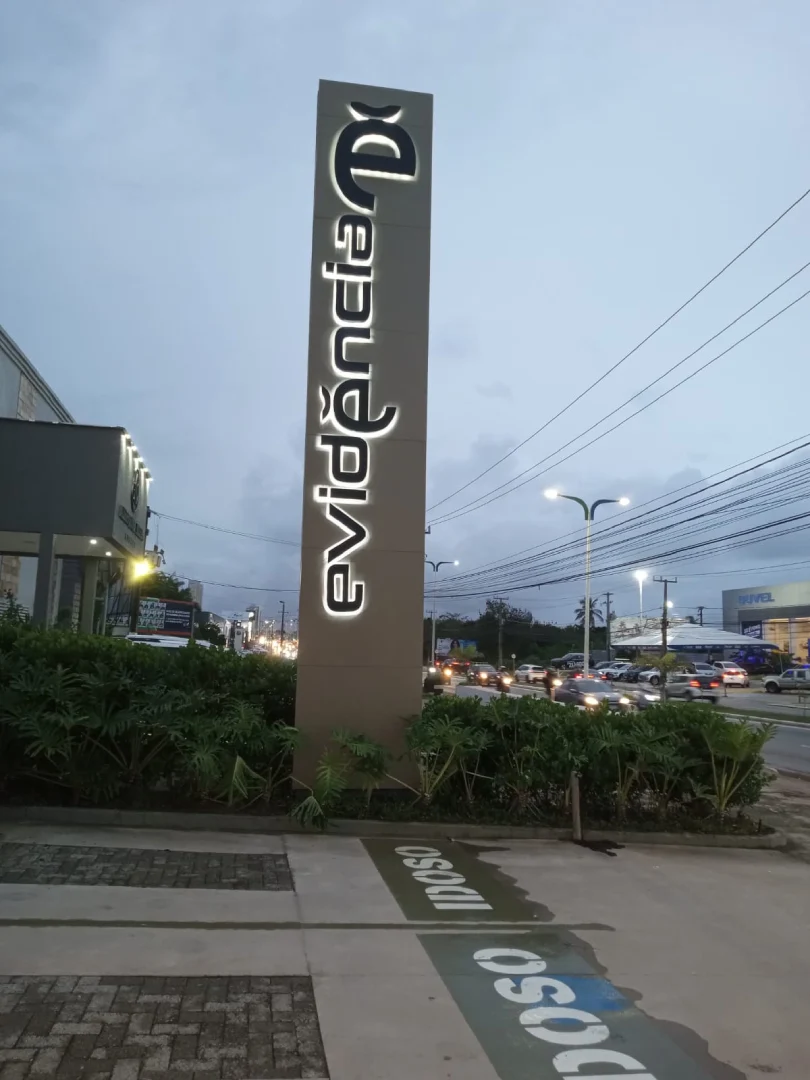 Imagem totem evidencia